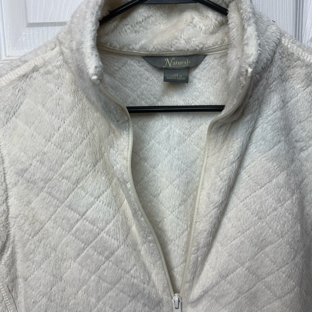 Natural Reflections Women's Cream Teddy Jacket